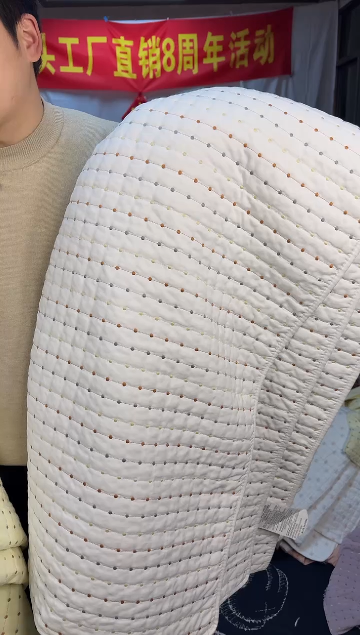 棉白色单床盖230*250纯棉