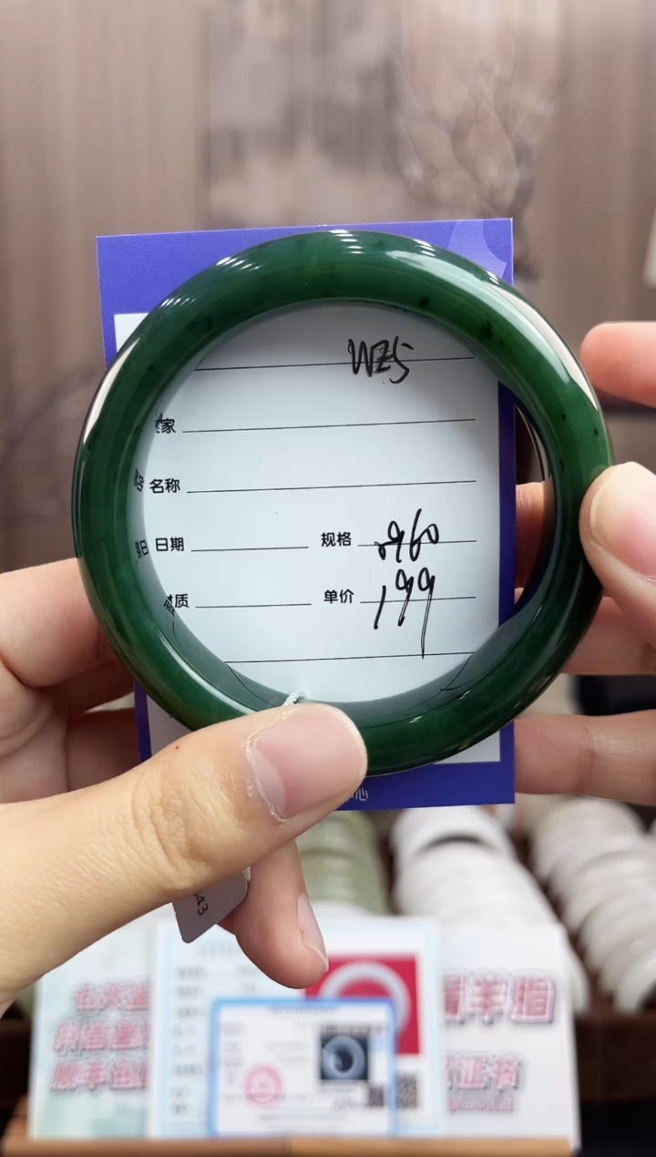 未镶嵌手镯和田玉WE5微色差