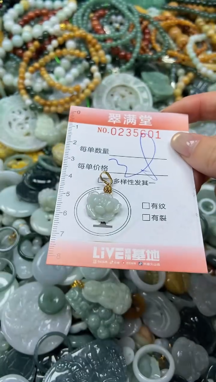 未镶嵌挂件翡翠闪购0235601