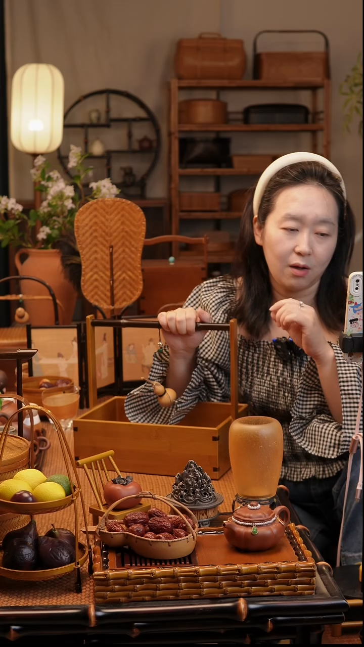 【品楠】提盒楠竹竹制提篮外出野餐便携 