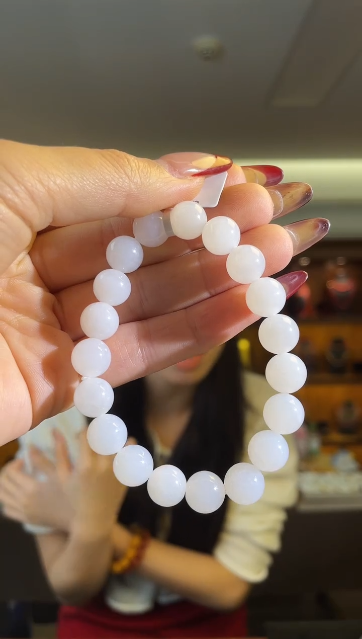 未镶嵌手串和田玉 （多样性发一件）