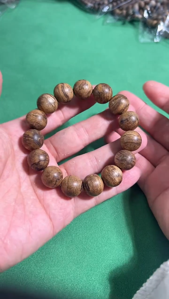 【闪购商品】沉香手串108号1.4蚁沉达拉干多样性发一