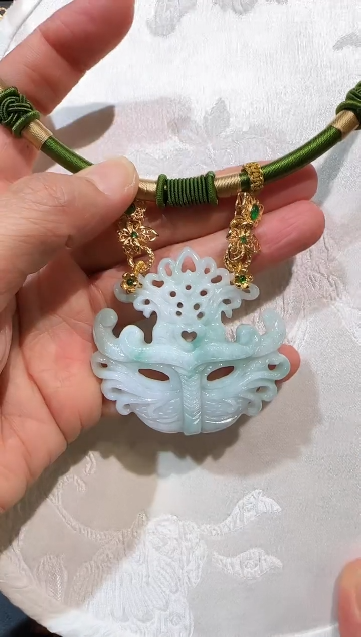 【闪购商品】翡翠颈饰未镶嵌国风
