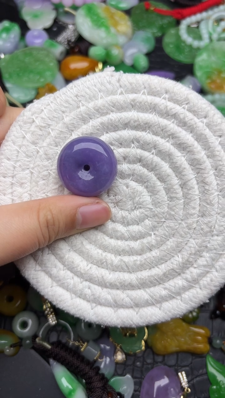 颈饰未镶嵌翡翠缅甸翡翠吊坠