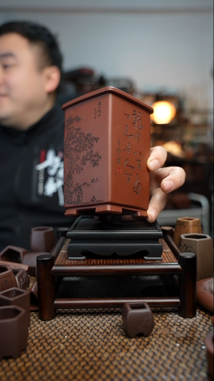 【闪购商品】紫砂花盆長木軒精品紫砂