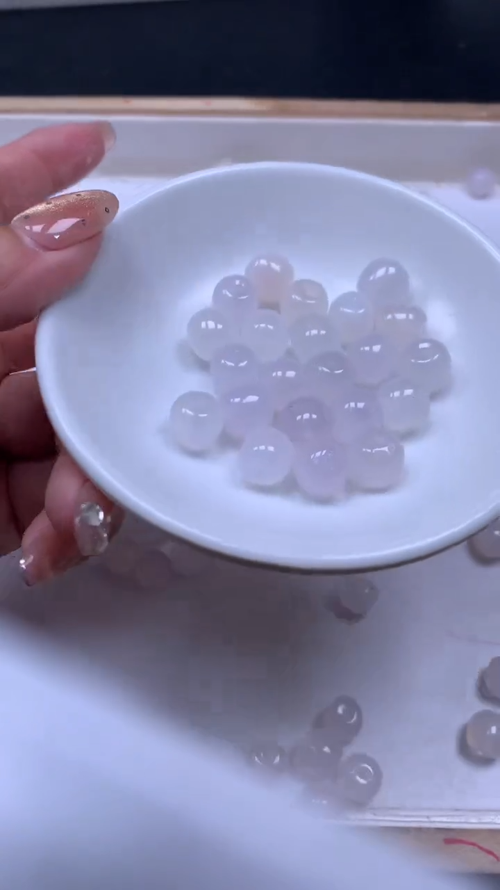 未镶嵌散珠南红玛瑙B438 荔枝冻老型9*9mm10颗8元