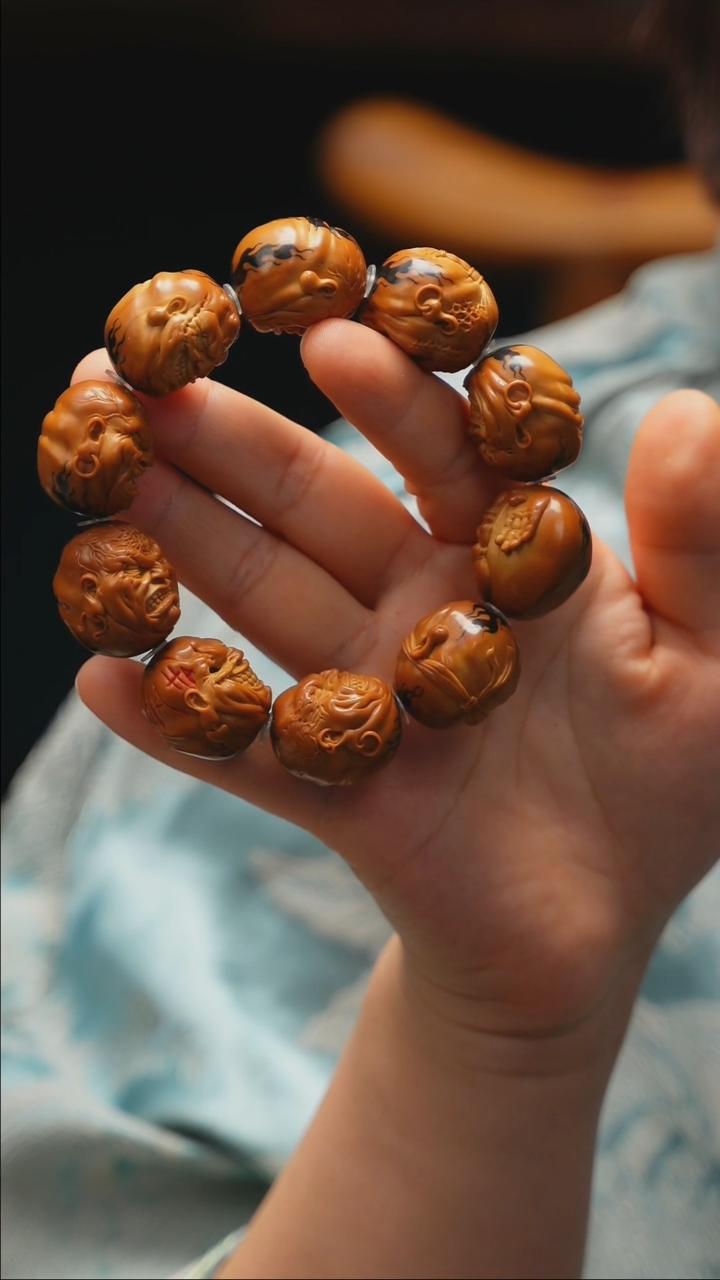 【闪购商品】橄榄核手串/手链纹身四代恶僧