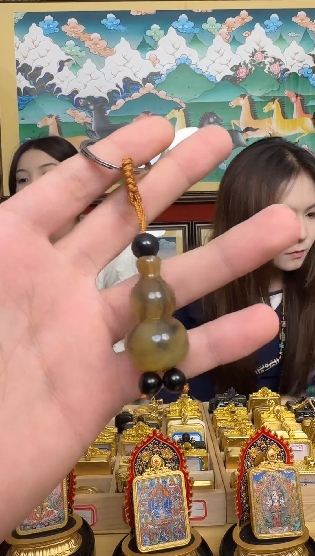 吊坠挂件-热贡纯手绘