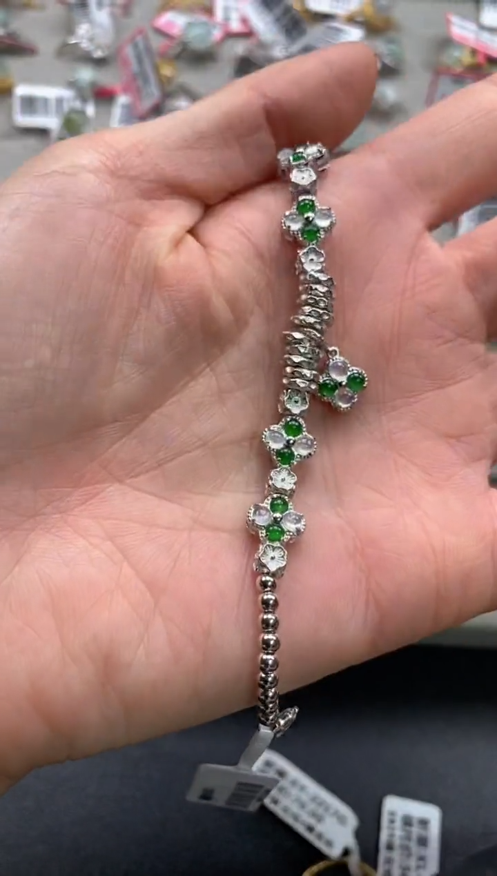 【闪购商品】翡翠戒指银S925镶嵌11111--1