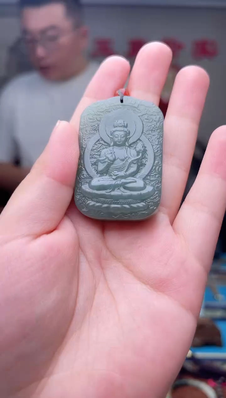 和田玉未镶嵌挂件1