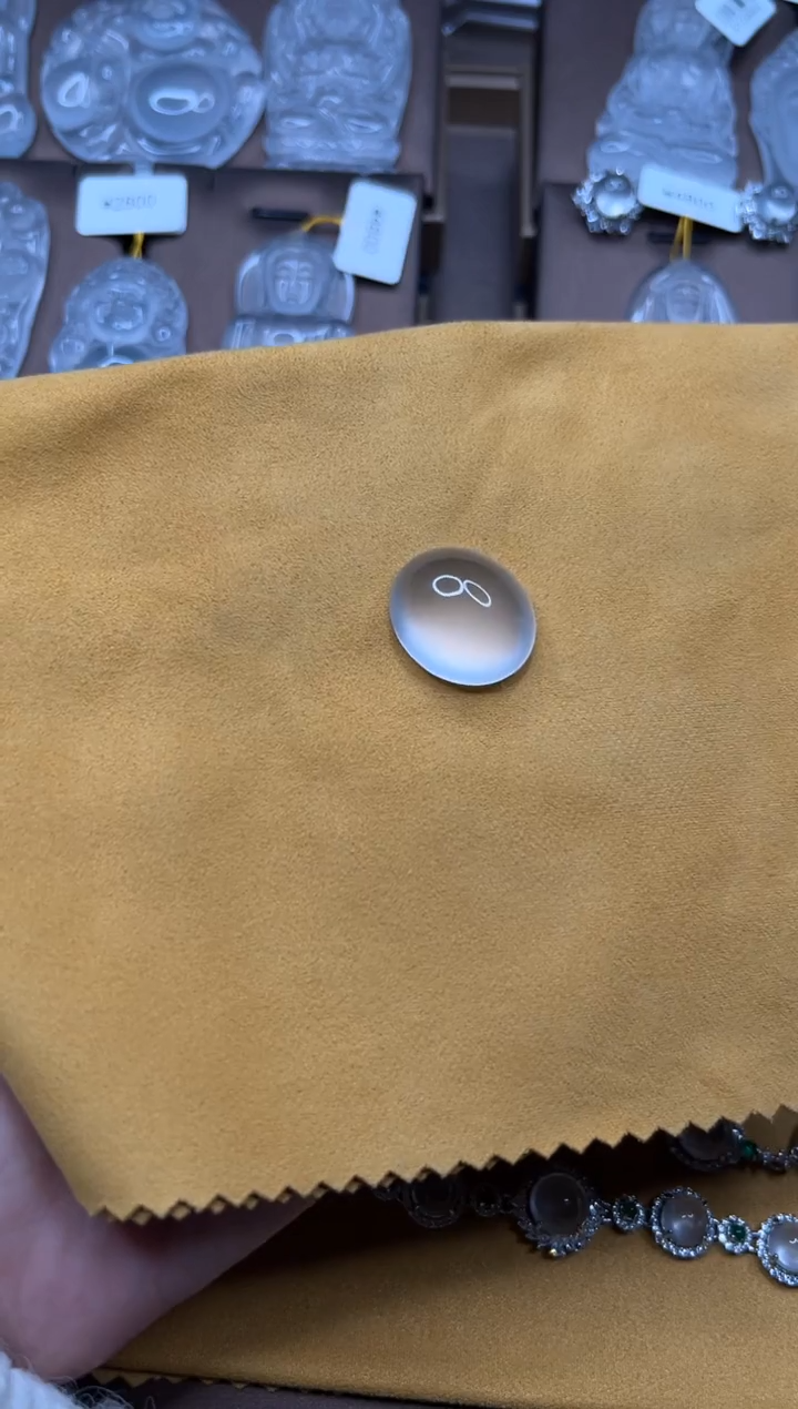 【闪购商品】石英质玉吊坠未镶嵌裸石蛋面