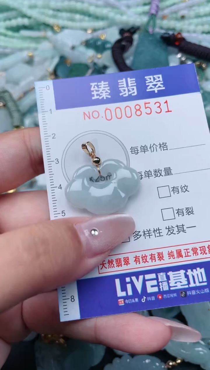 翡翠未镶嵌颈饰.0008531