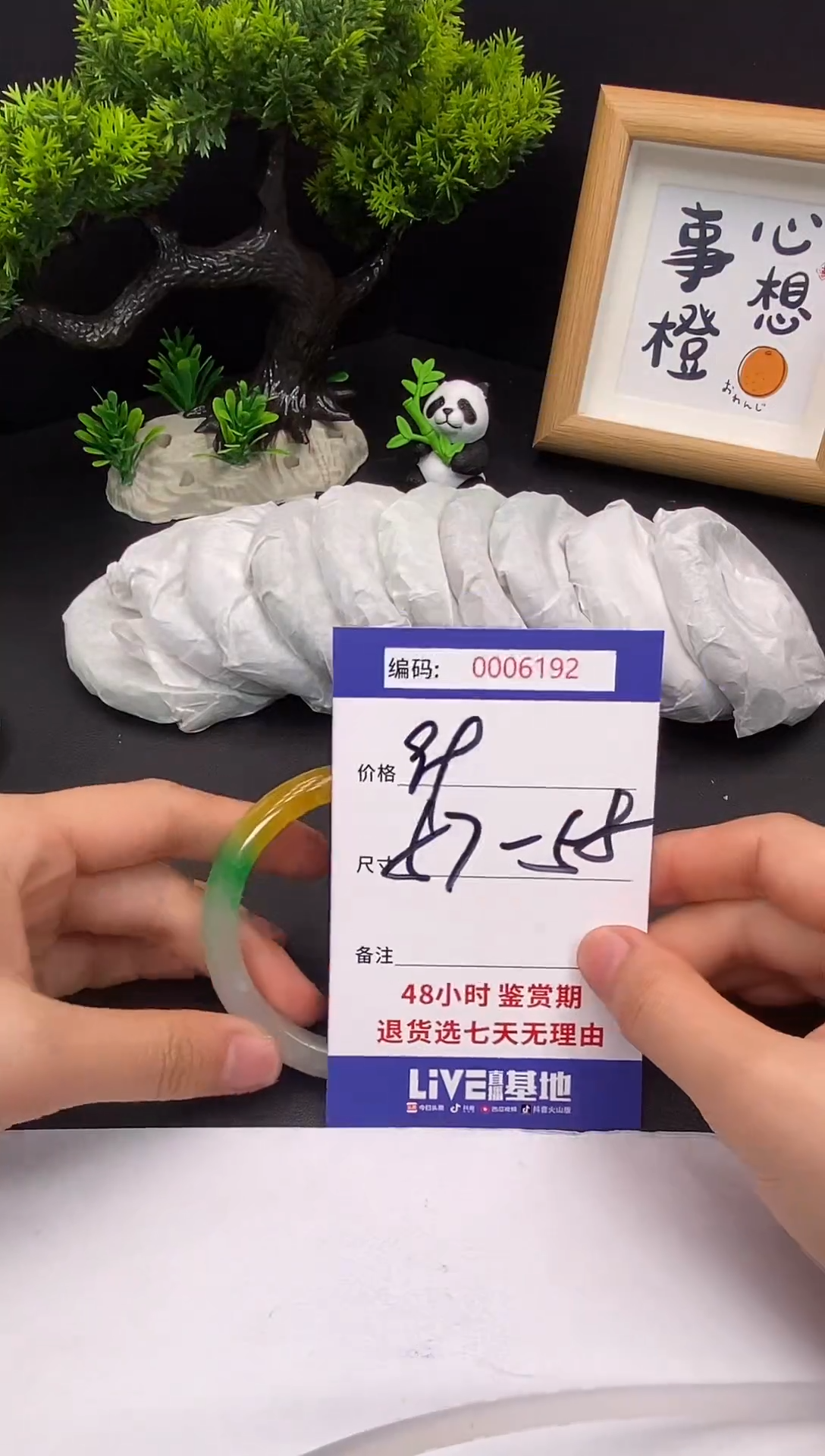 未镶嵌手镯翡翠0006192