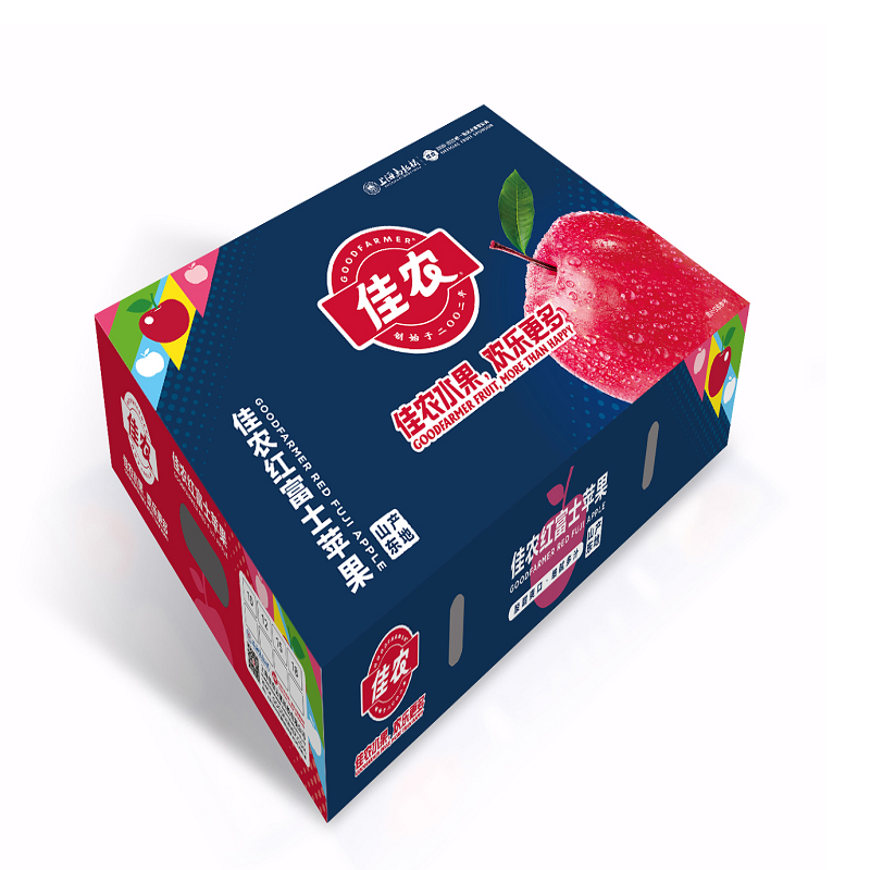 佳农蓝丝带苹果礼盒约3.5kg/箱