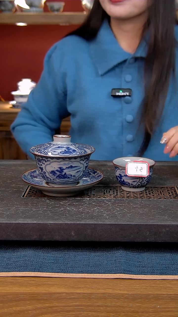 简装家用款6件套 老陶泥开片纹陶瓷茶具