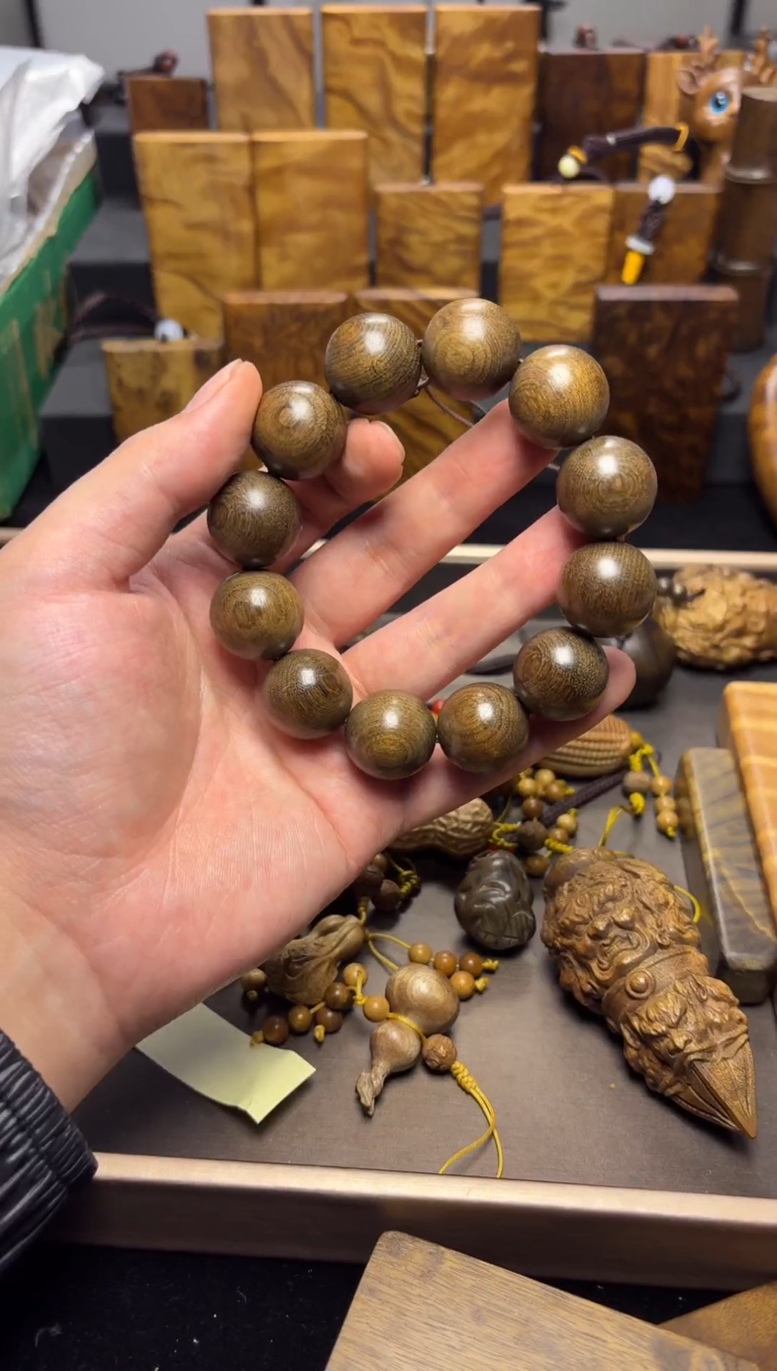 【闪购商品】楠木（金丝楠）其他2.0阴沉绿手串81