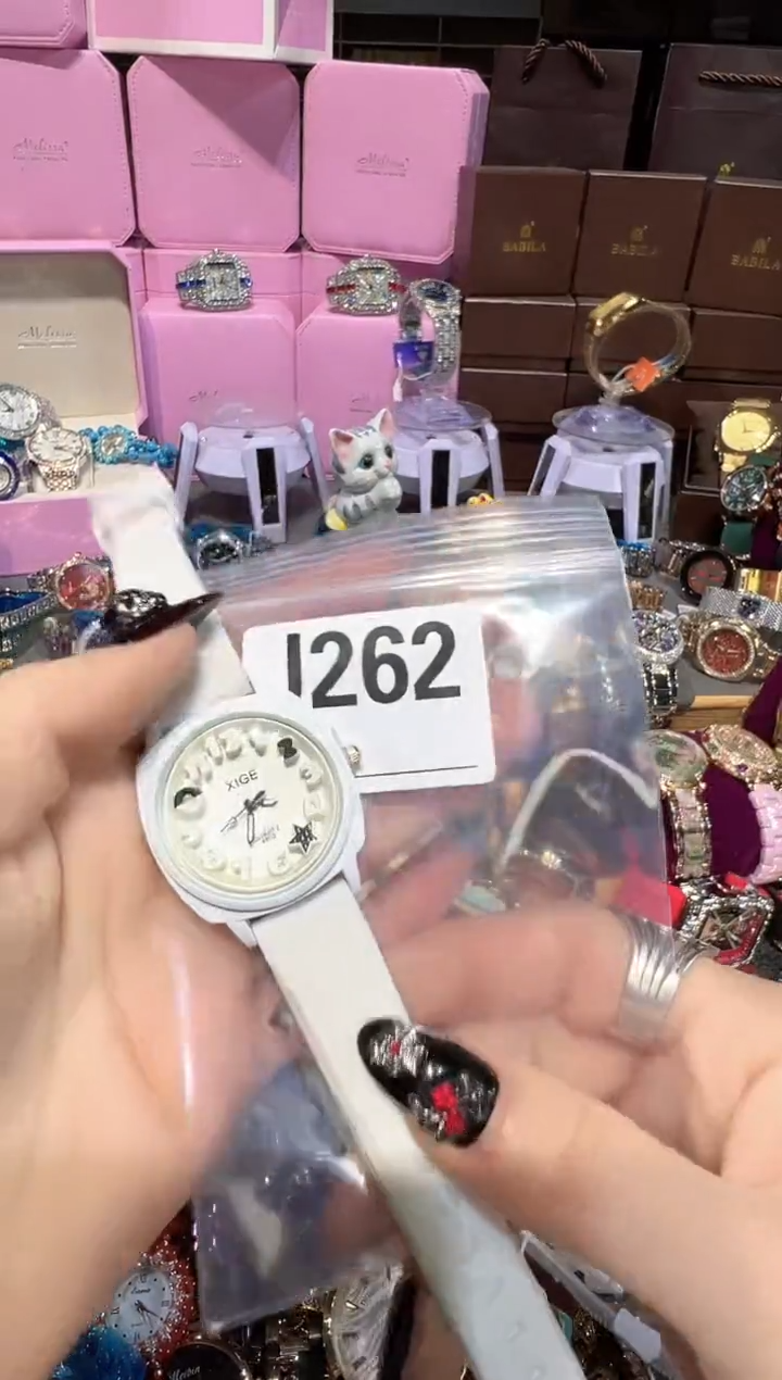 石英机芯不锈钢不锈钢直播定闪专用