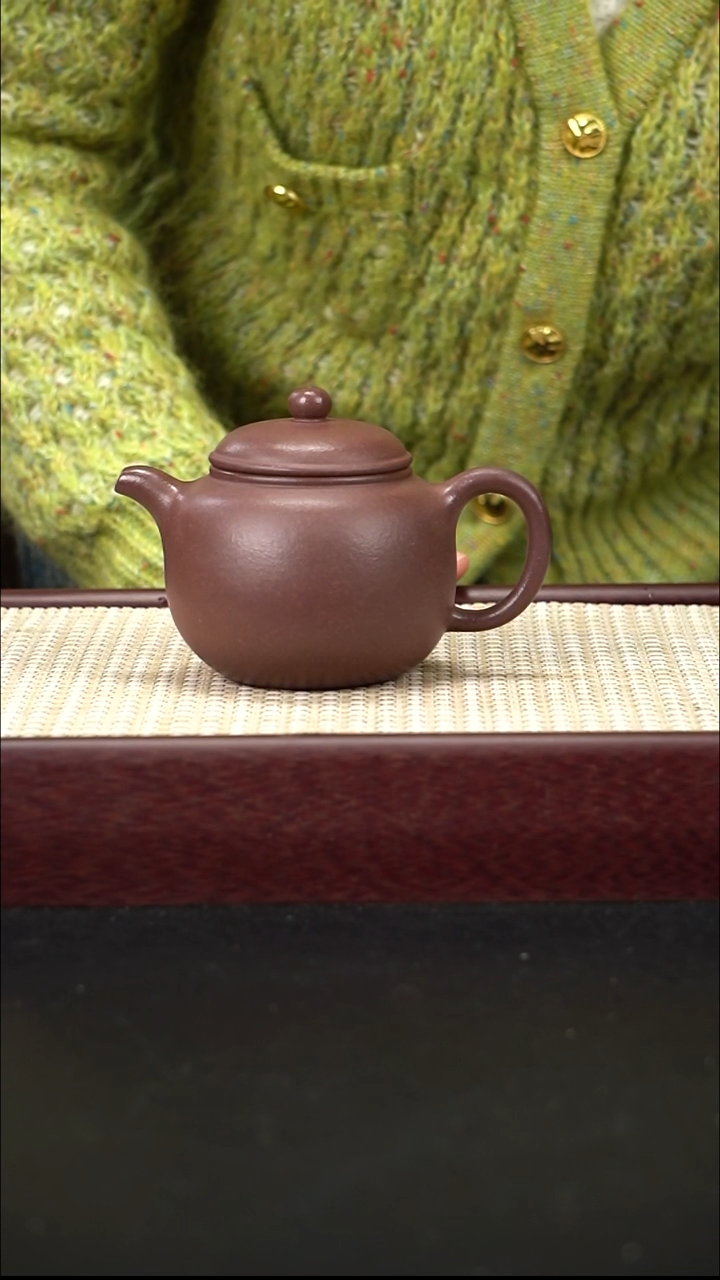 茶壶紫砂底槽青 匏尊 300cc