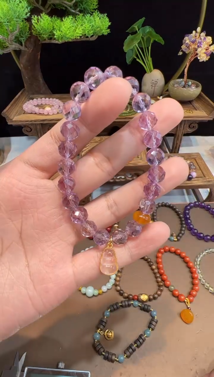 【闪购商品】水晶手串未镶嵌@@手饰