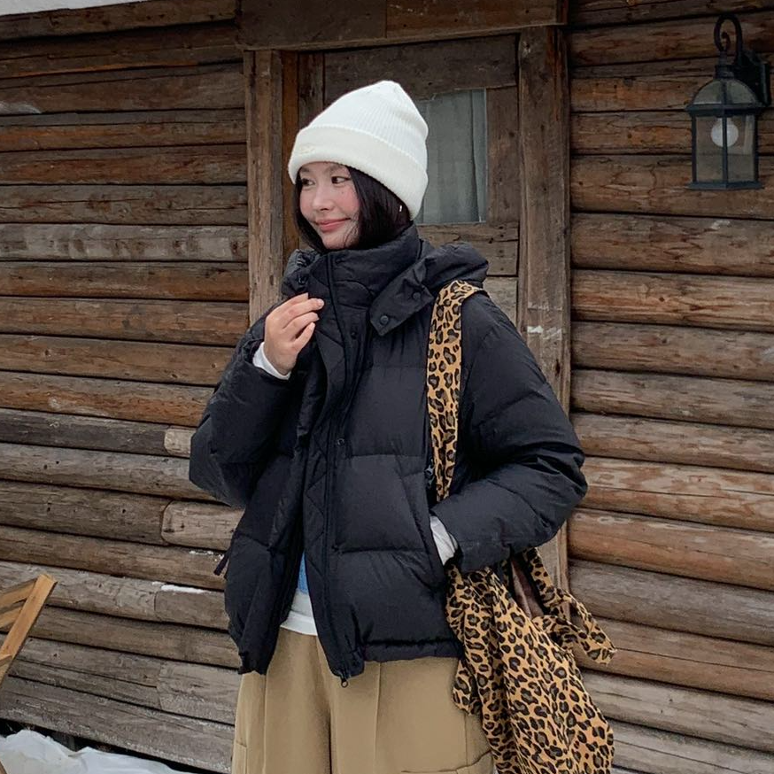 【商场品质】90白鸭绒  小众设计“蓬蓬舒芙蕾”短款羽绒服 SBL 6835