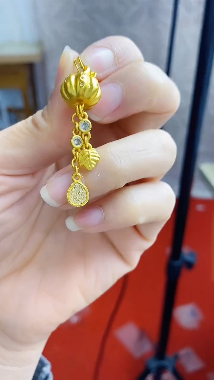 合金无052南瓜珠吊坠