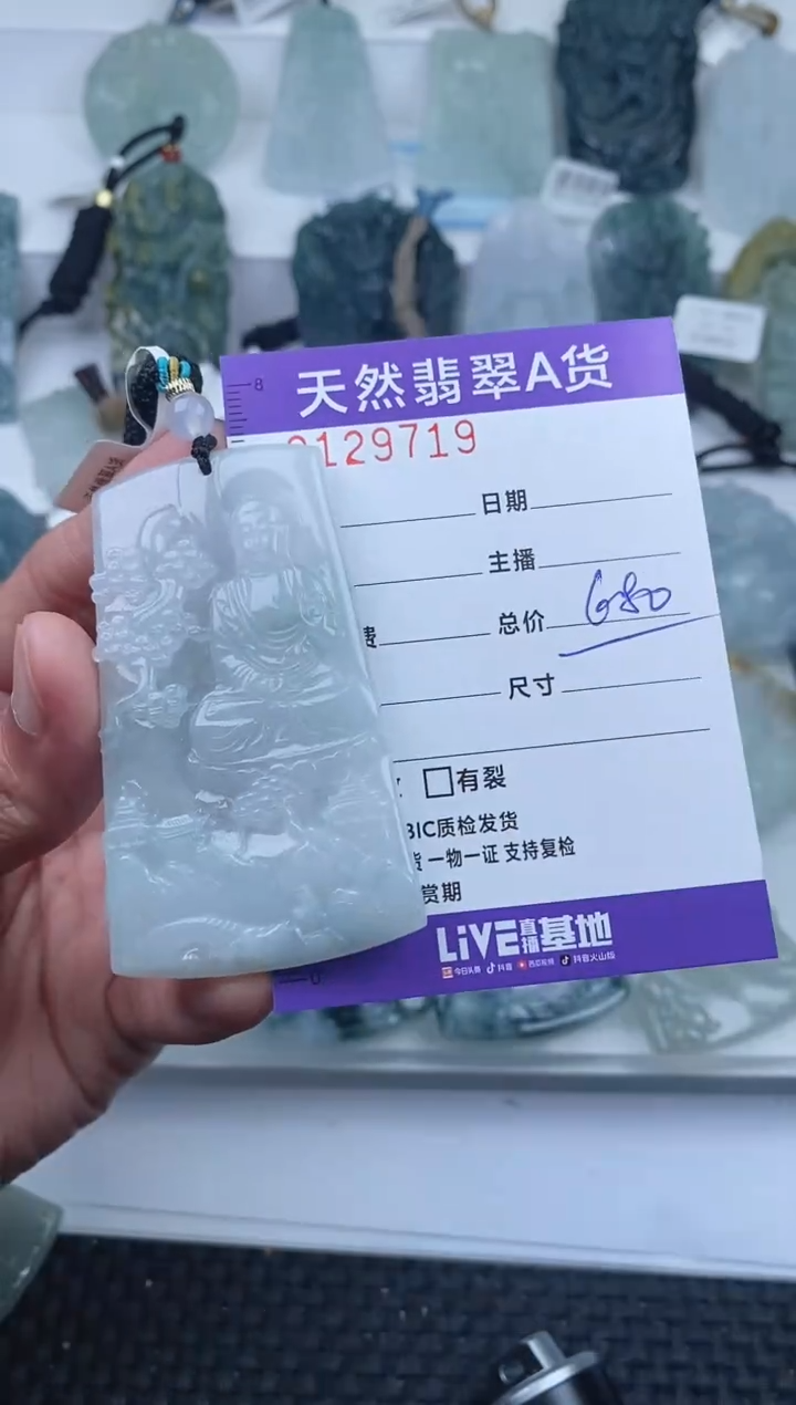 【闪购商品】翡翠颈饰未镶嵌         719