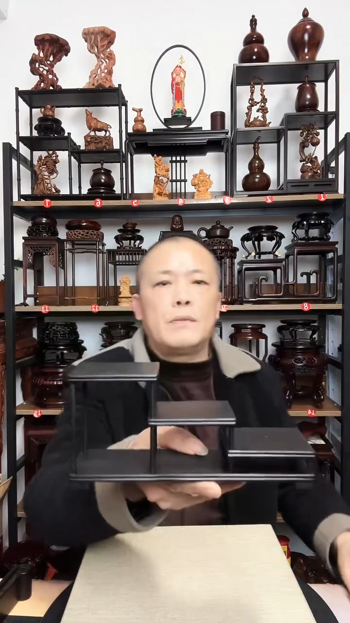 紫砂底座木长23宽6