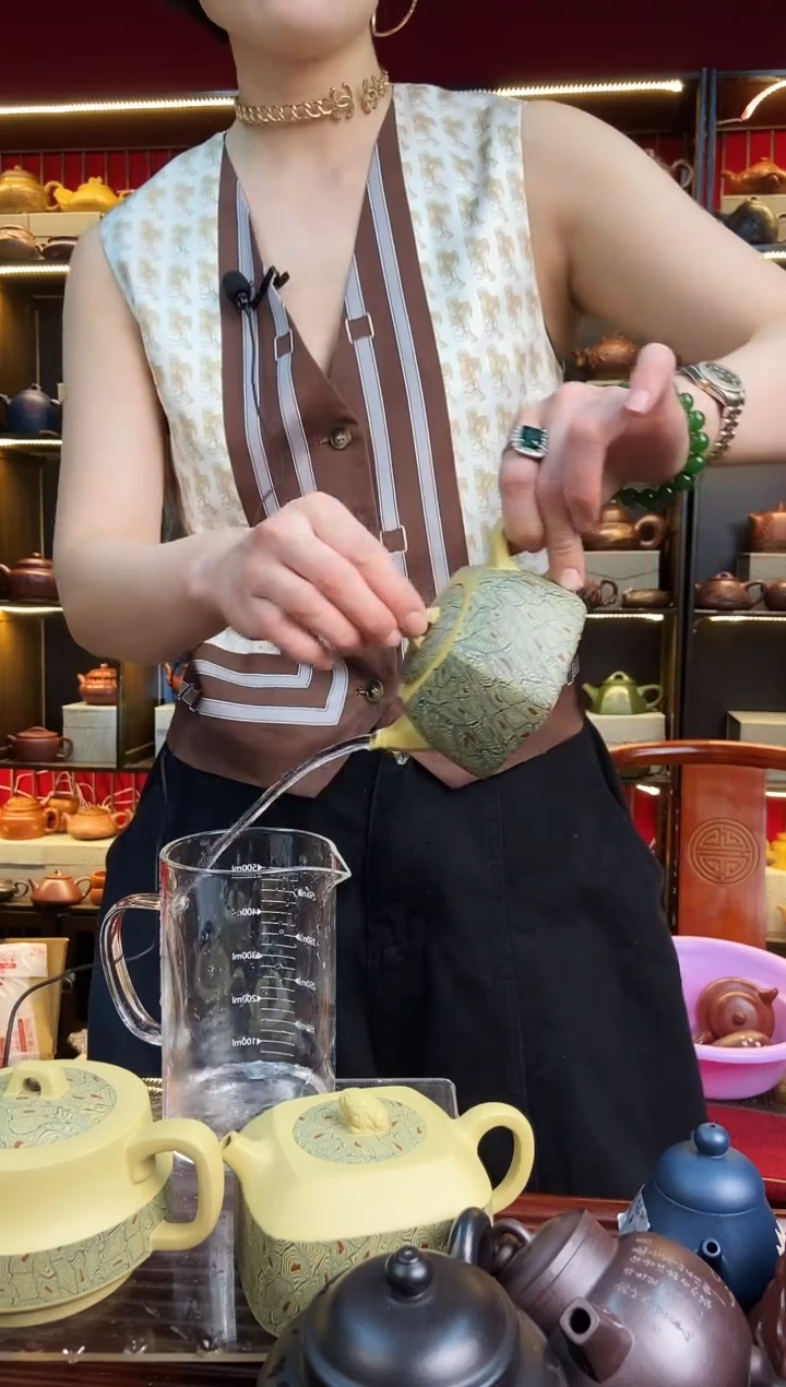 【闪购商品】紫砂茶壶DT308六方井栏段泥胶泥全手工