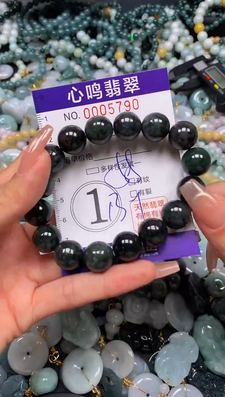 翡翠未镶嵌颈饰闪购005790