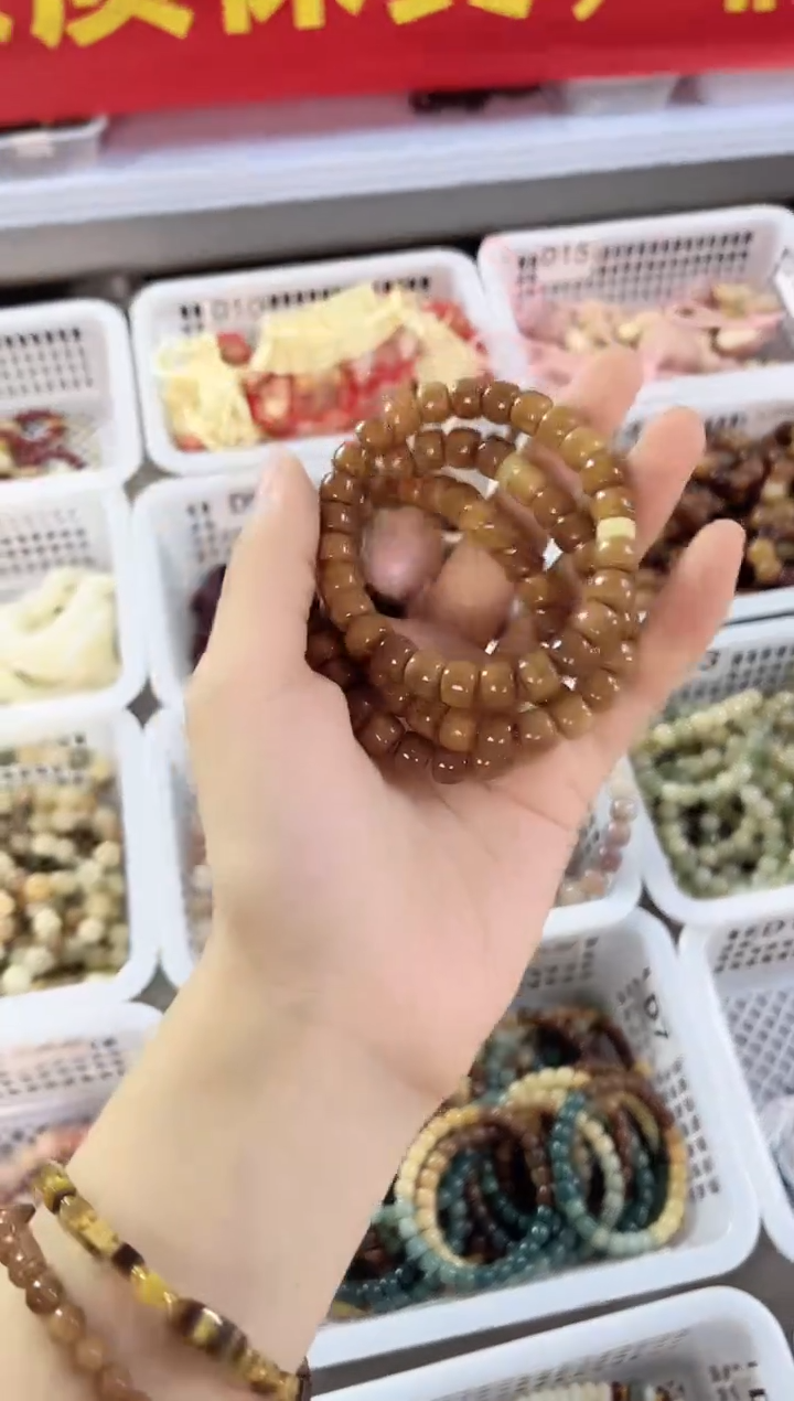 库克其他库克直切带蜡单圈手串