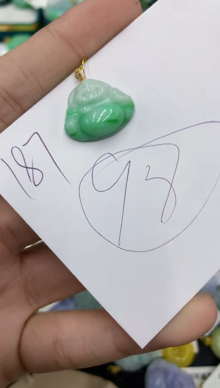 【闪购商品】翡翠颈饰18K金镶嵌号链接111111