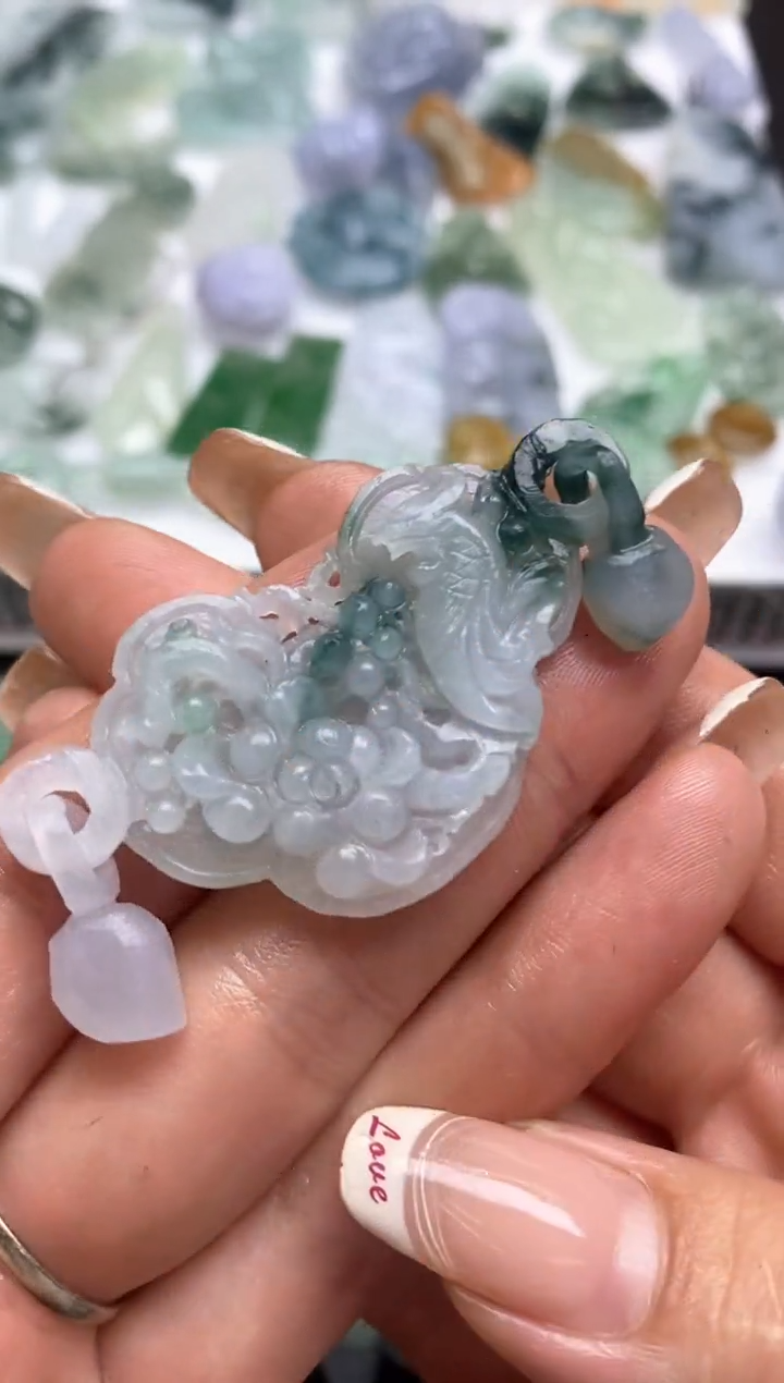 定制翡翠未镶嵌翡翠毛货~