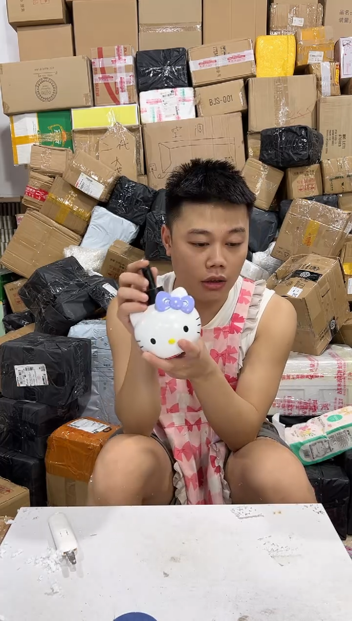 瓷片紫色kt头按压瓶 树脂