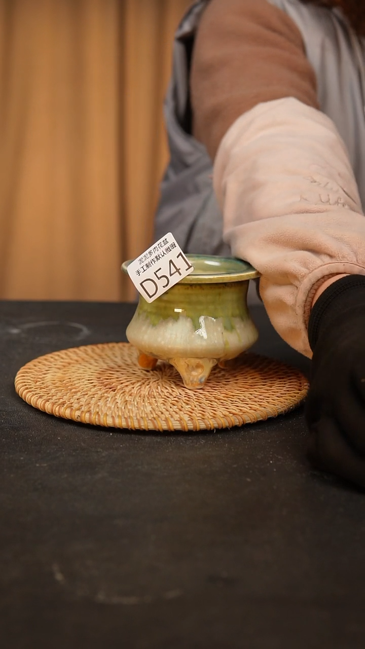 【闪购商品】瓷片景德镇泥泥多肉陶瓷花盆