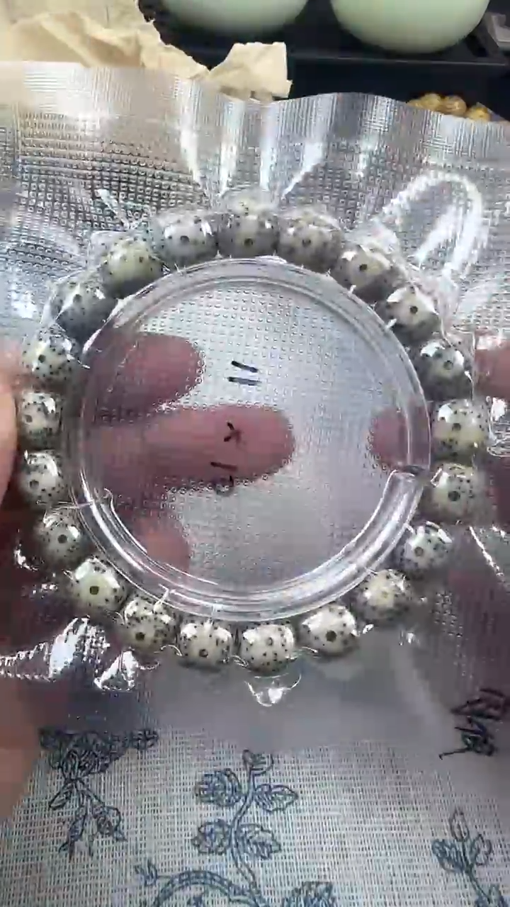 手串星月菩提81石玉料糯冰单圈11×10高透精工福利