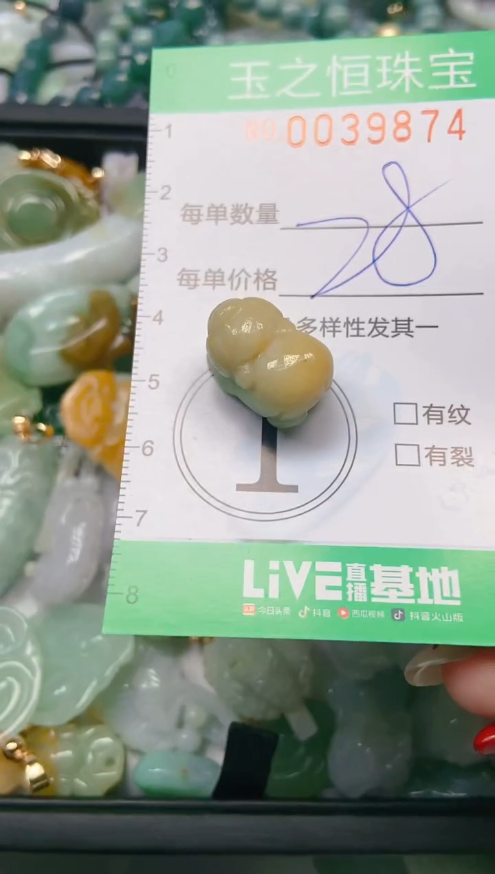 【闪购商品】翡翠颈饰未镶嵌闪购0039874