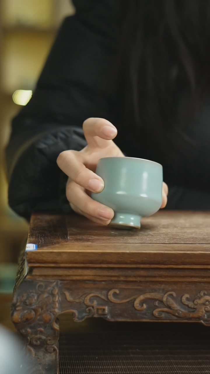 【闪购商品】杯仿古高足杯mmmmmmmmmmmm