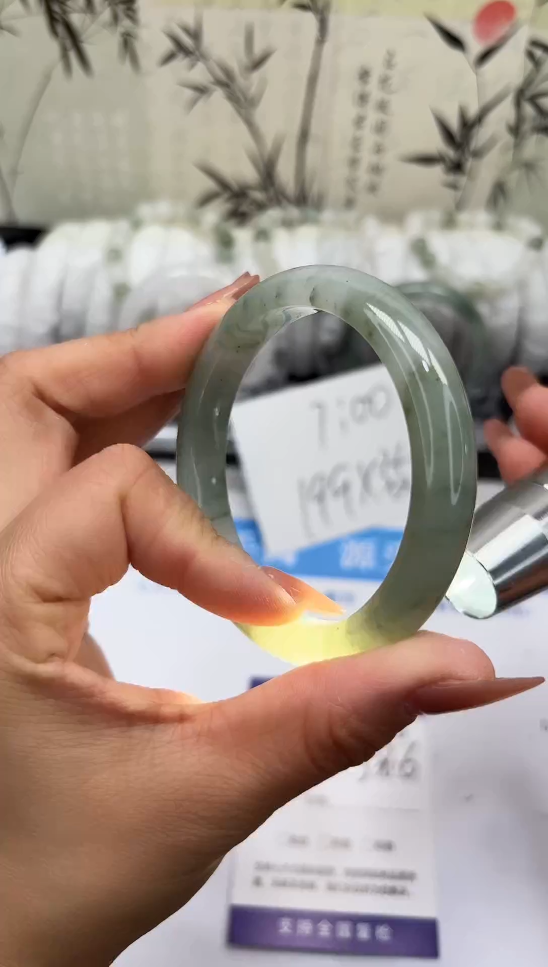 未镶嵌手镯石英质玉A60-57/58/59