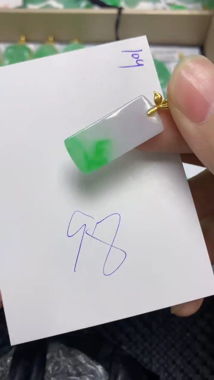 颈饰未镶嵌翡翠缅甸A货翡翠