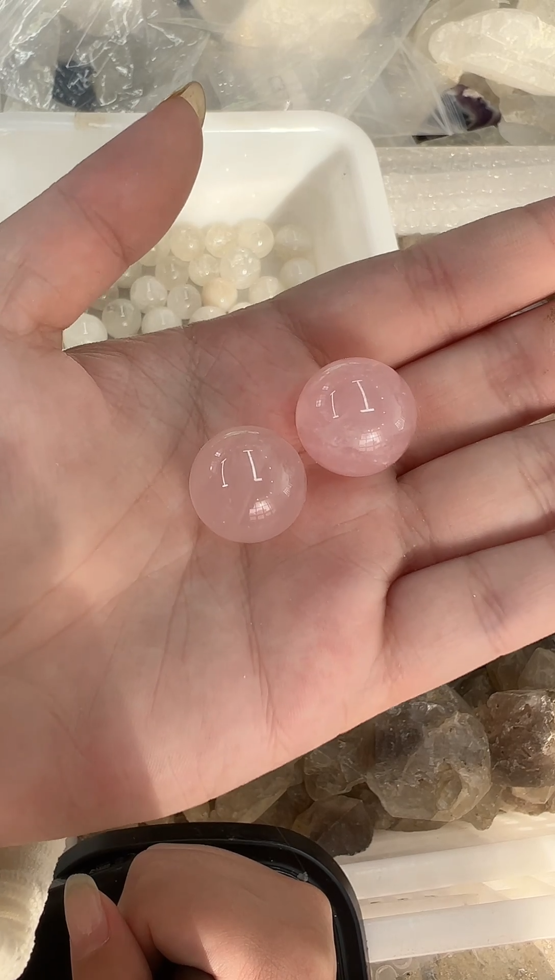 未镶嵌珠宝半成品水晶 S702 拍一发二