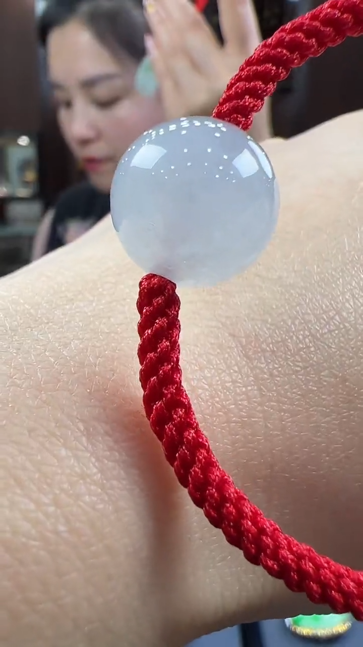 【闪购商品】翡翠挂件未镶嵌圆珠手绳有矿点