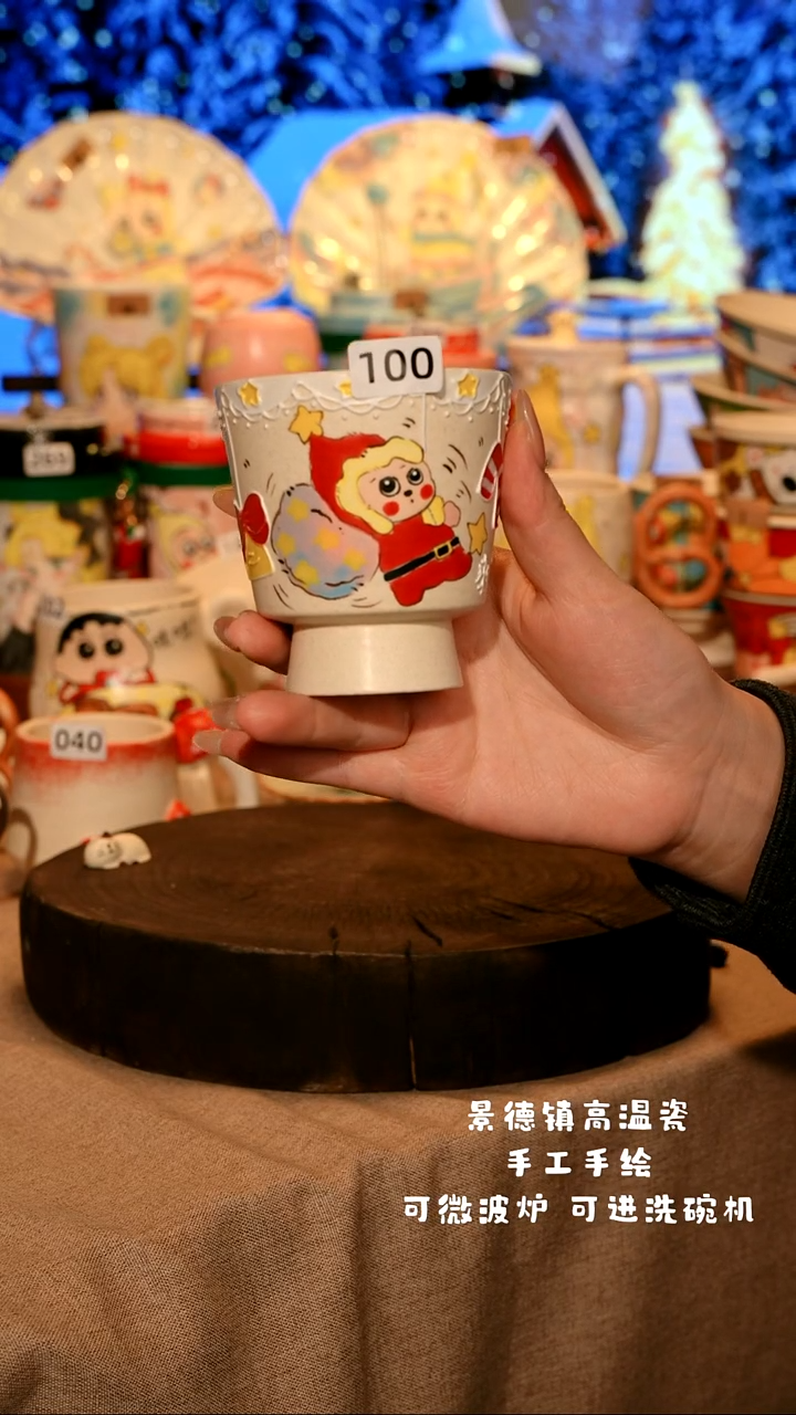 陶瓷100景德镇原创设计师款高温陶瓷手工手绘餐具碗盘子