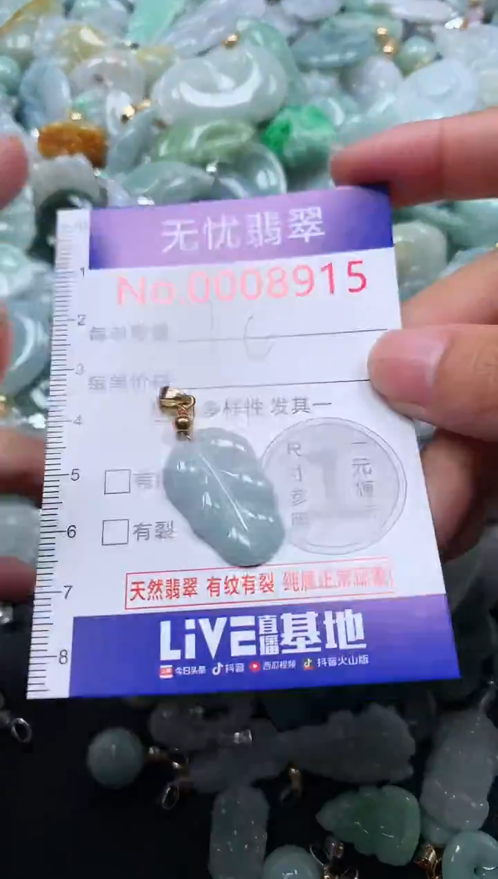 颈饰未镶嵌翡翠8915