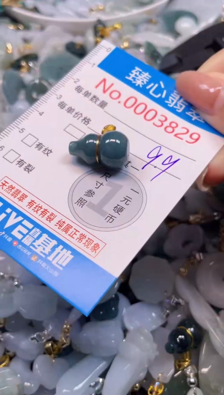 颈饰未镶嵌翡翠3829