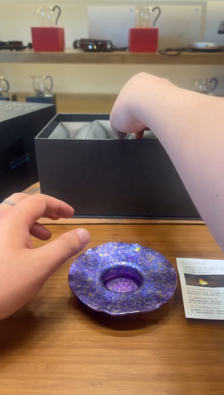 禾器-斑斓曜辰盖碗-星云紫