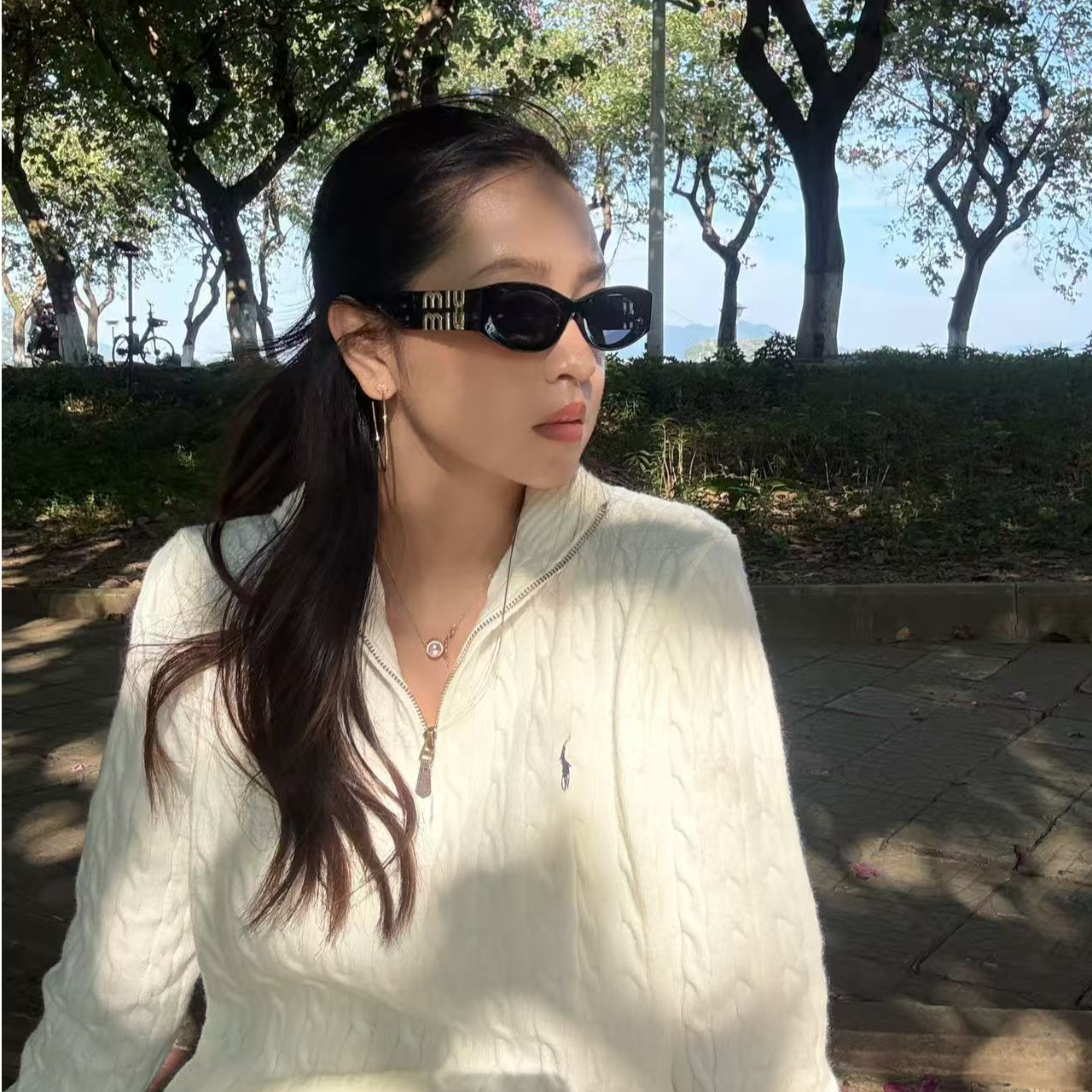 老钱风亲子针织毛衣