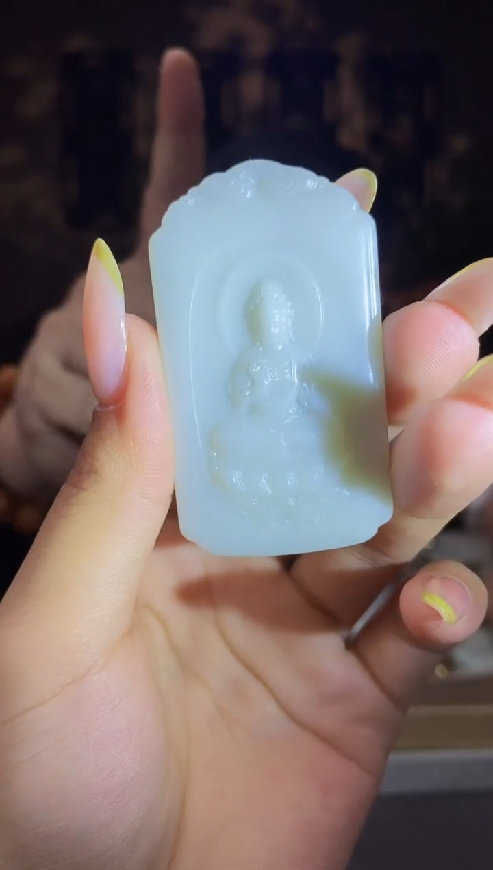 和田玉未镶嵌颈饰C439