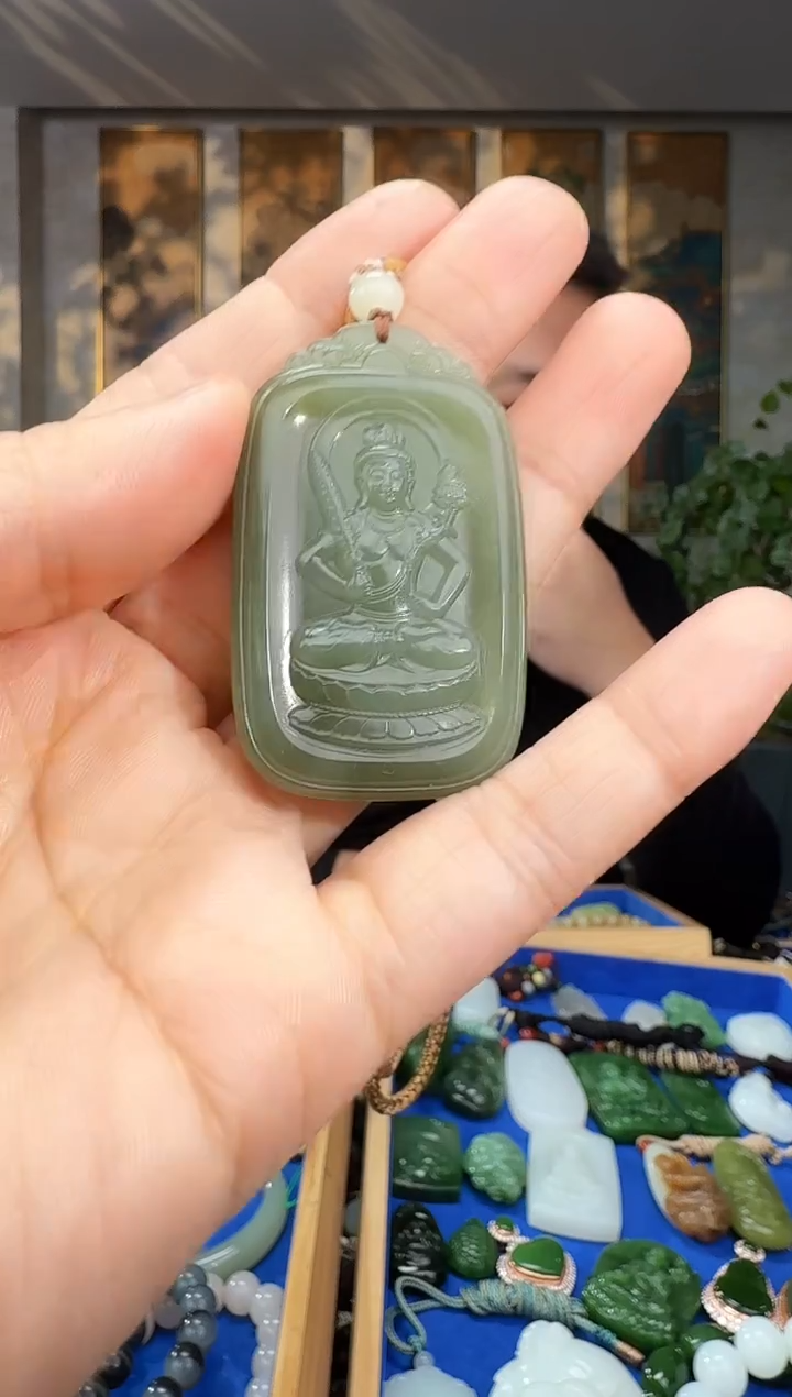 未镶嵌和田玉挂件拍一发一