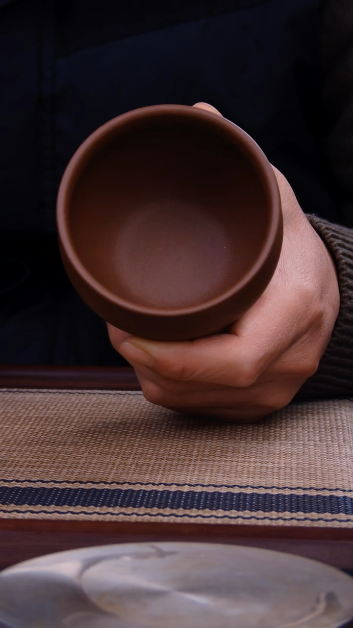 【闪购商品】紫砂茶杯深井紫泥杯子