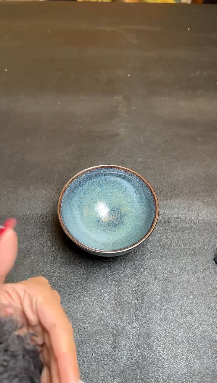 【闪购商品】茶盏孙建兴乌金蓝97